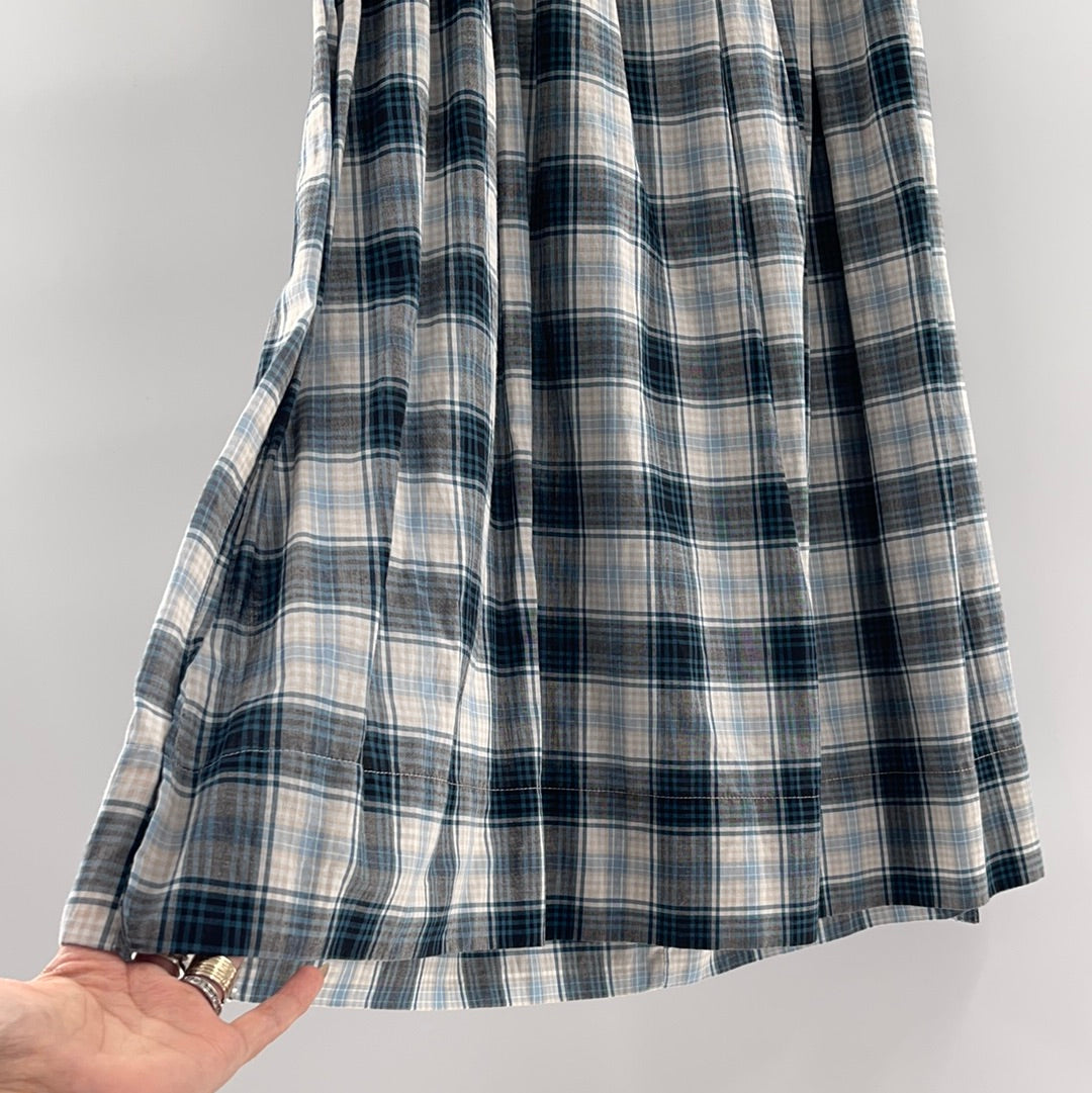 Urban Outfitters Blue Plaid Skirt (Size XS)