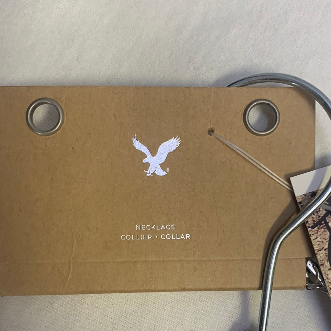 American Eagle Outfitters Dangle Silver Necklace