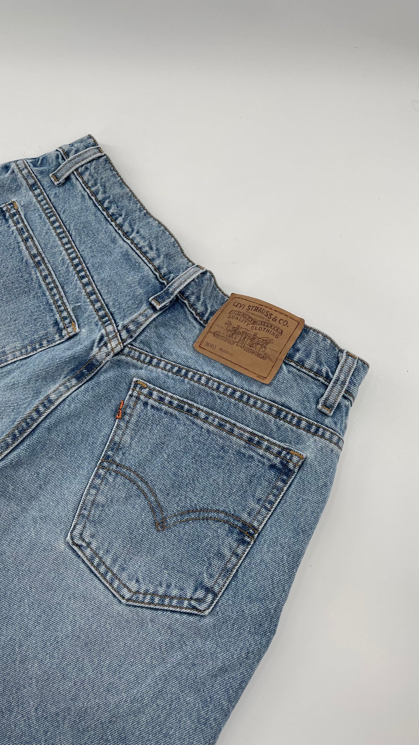 Vintage Levi Orange Tab Light Wash 951 Shorts (12)