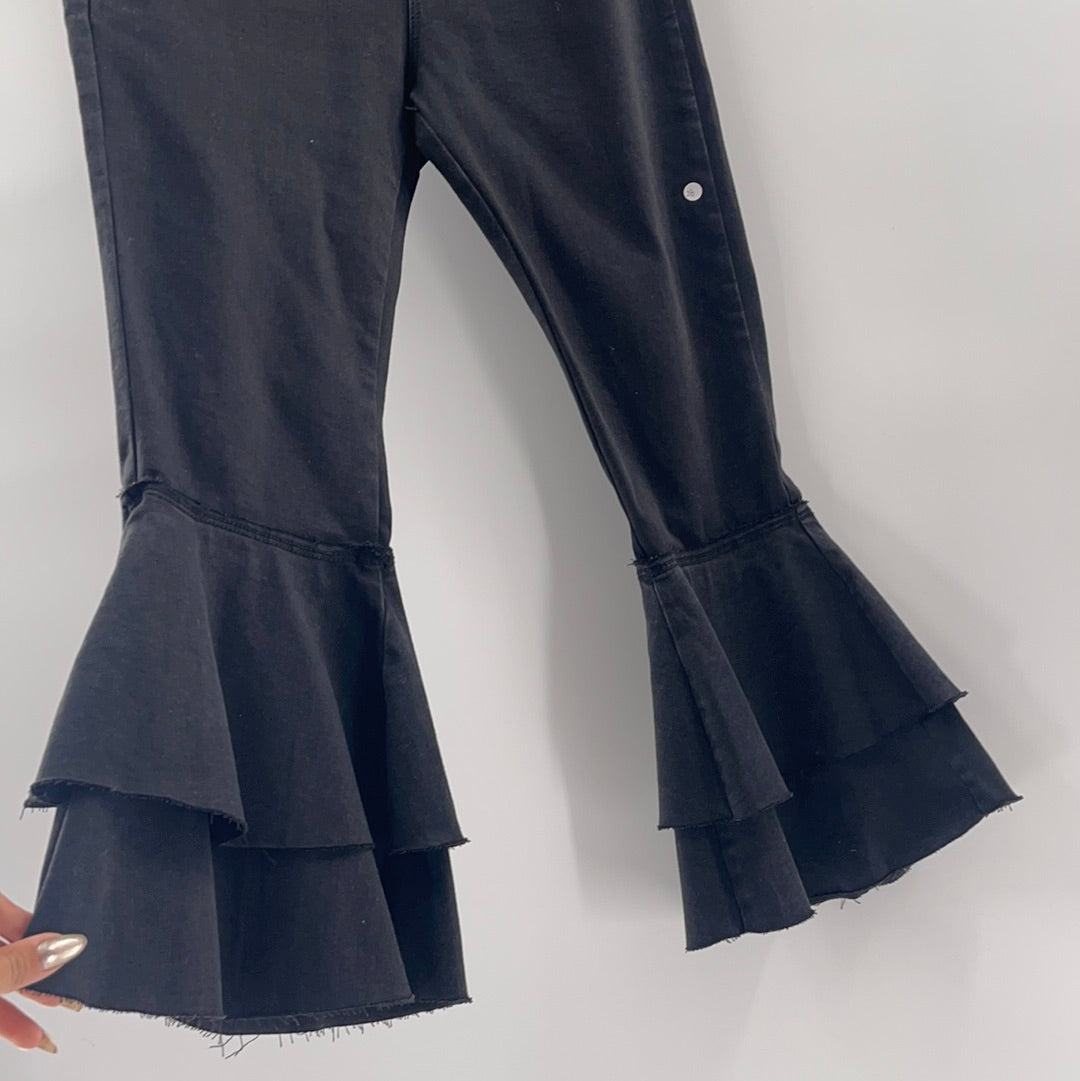 BDG Grey Jeans w Ruffled Hem (Sz28)