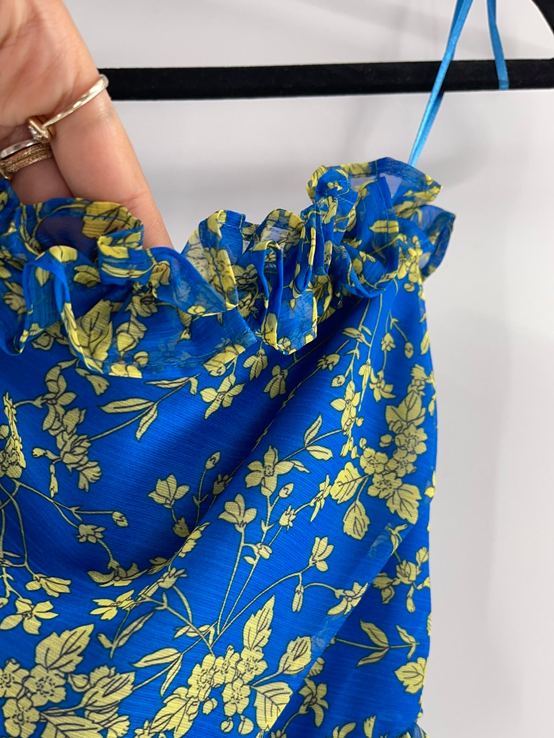 The East Order Royal Blue Asymmetric Top (M)