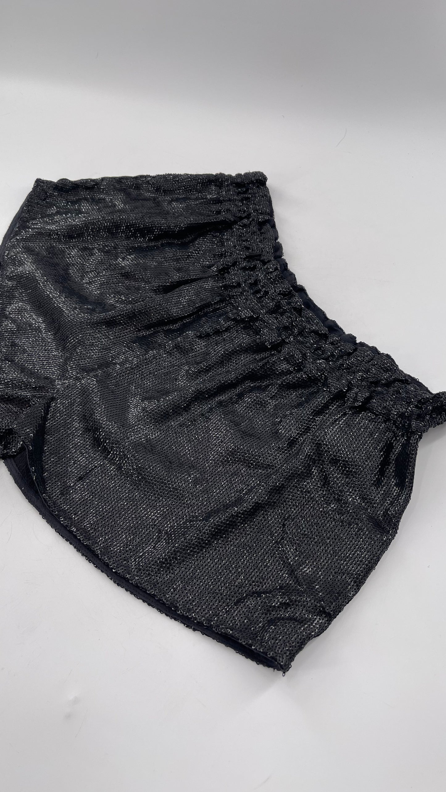 Urban Outfitters Silence And Noise Black Sequins Cocktail Party Shorts Size Med