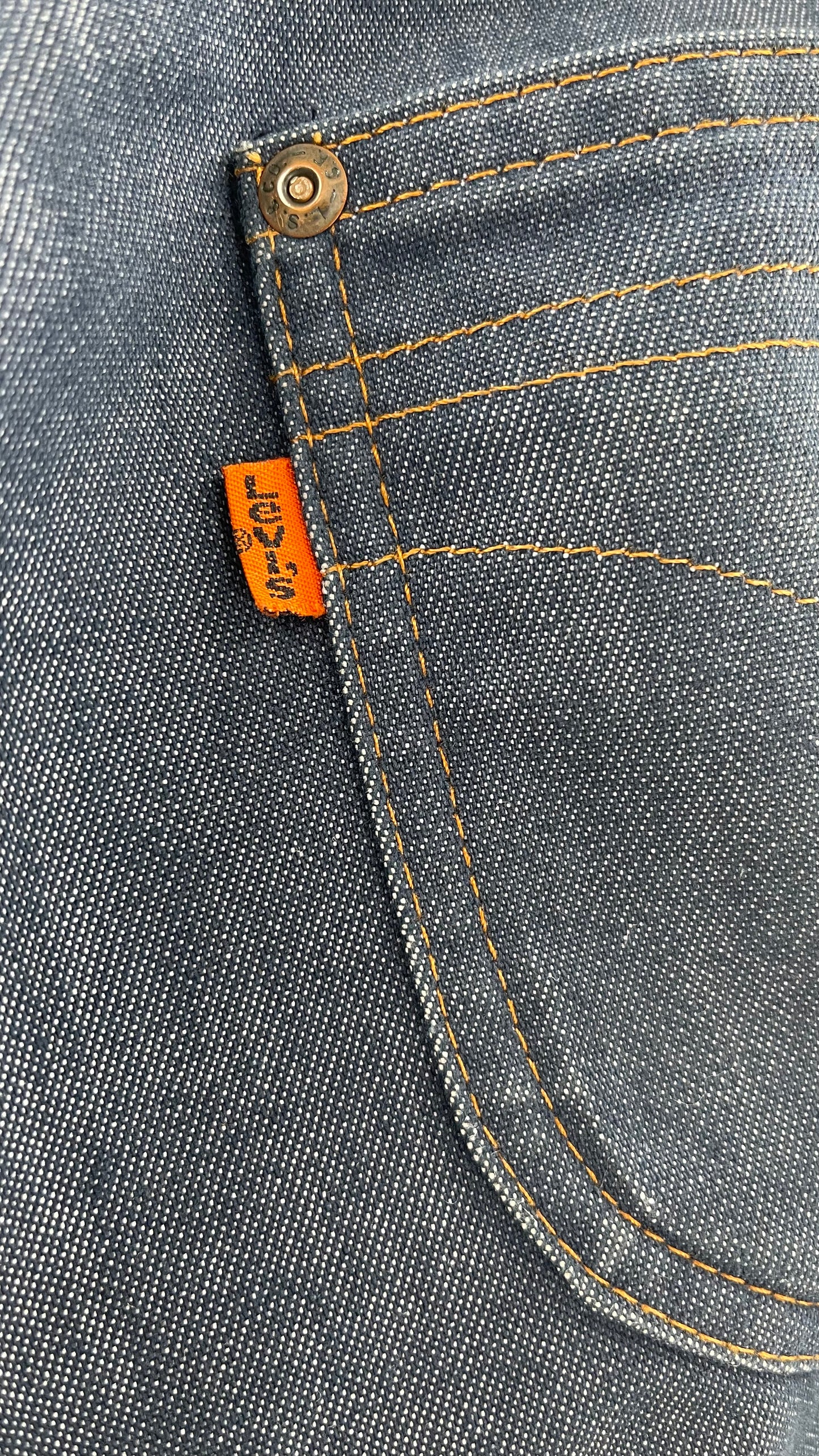 Vintage Levi’s 1970s Orange Tab High Waist (34x30)