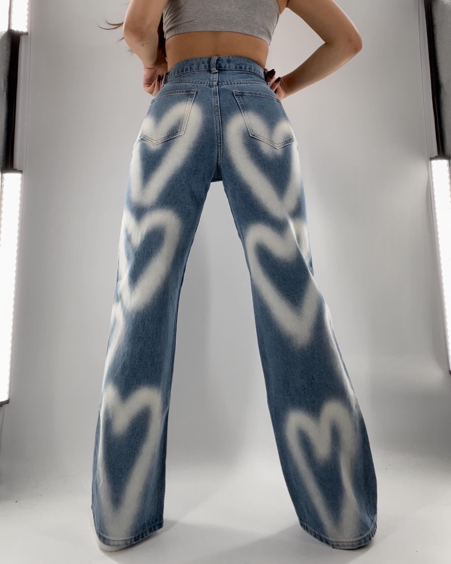 NWT Adika Heart Jeans (XS)