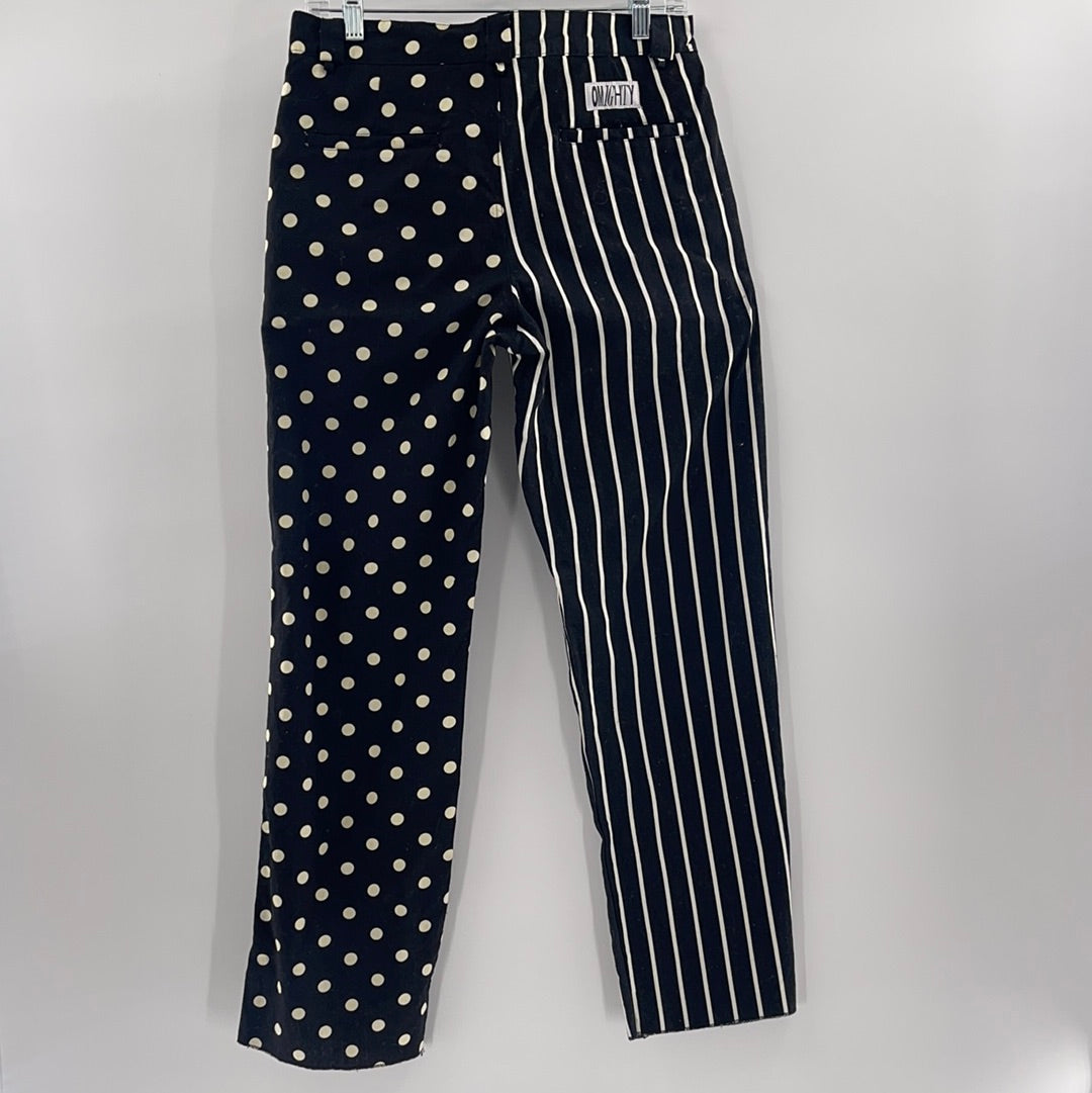OMIGHTY Split Jean Black + White
