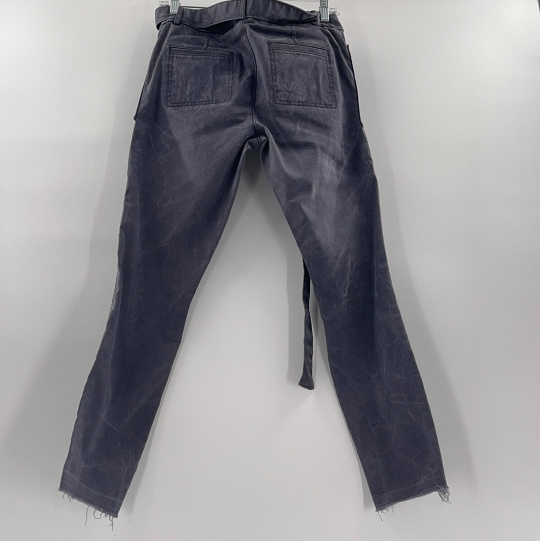 Loft Grey Ribbon Jeans (Size 4)