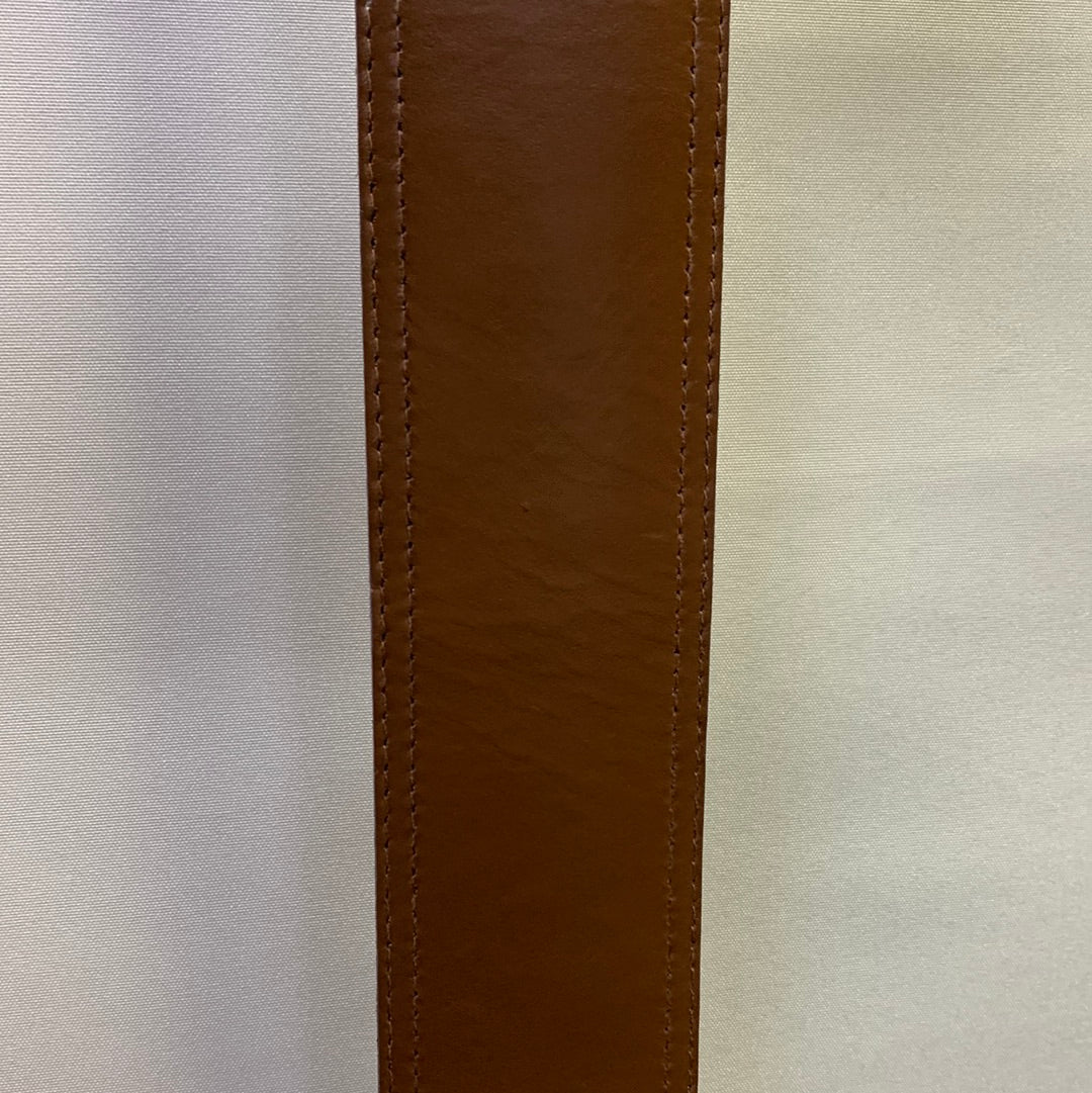 Two Blondes Brown Gold Hoop Belt