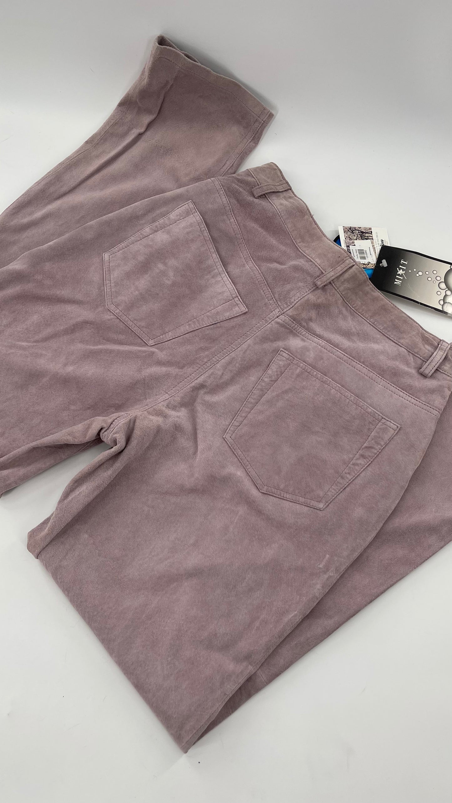 MIXIT Deadstock Vintage Suede High Rise Pants (10)