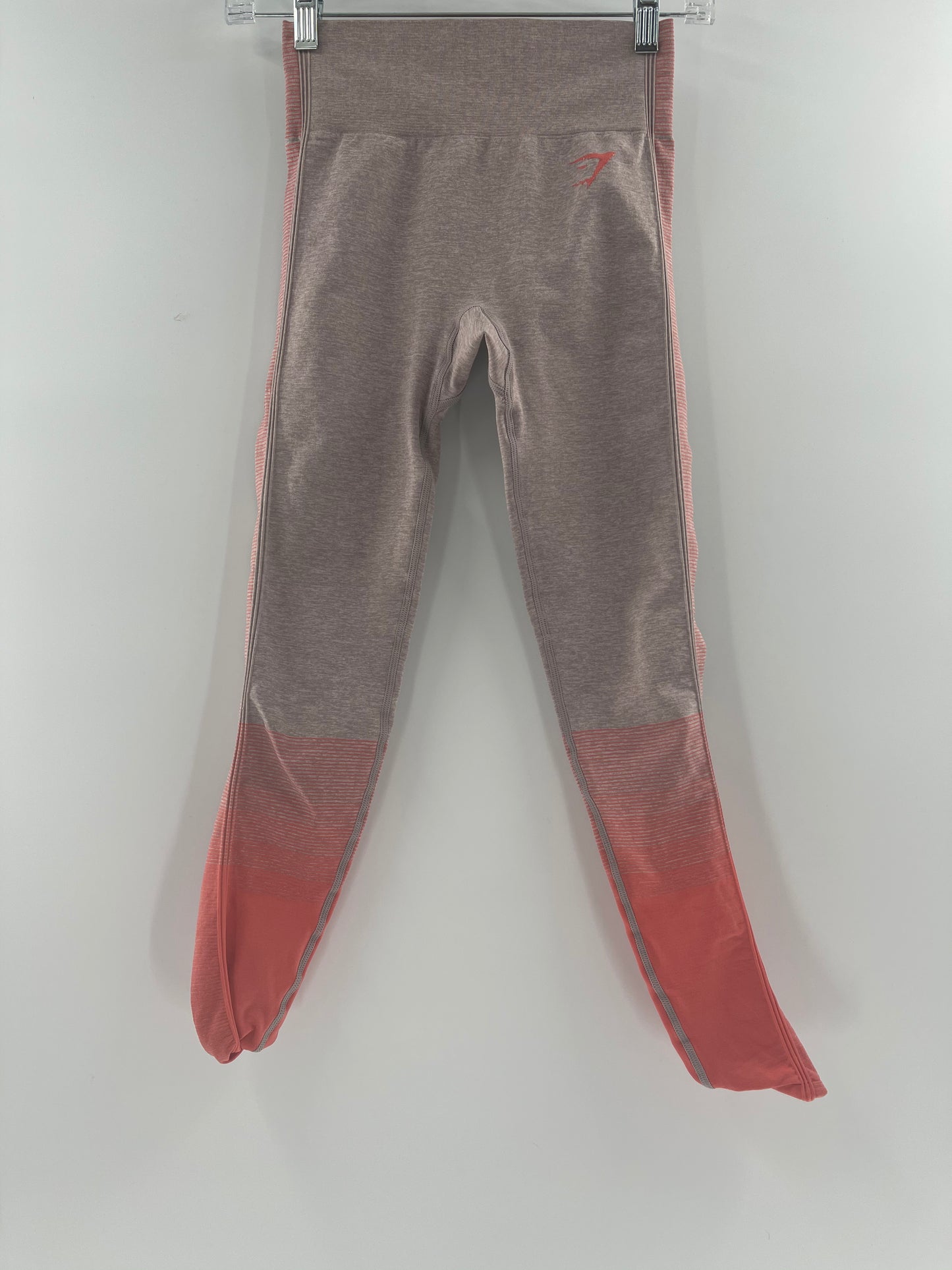 Gym Shark Pink/Salmon Leggings (Size XS)