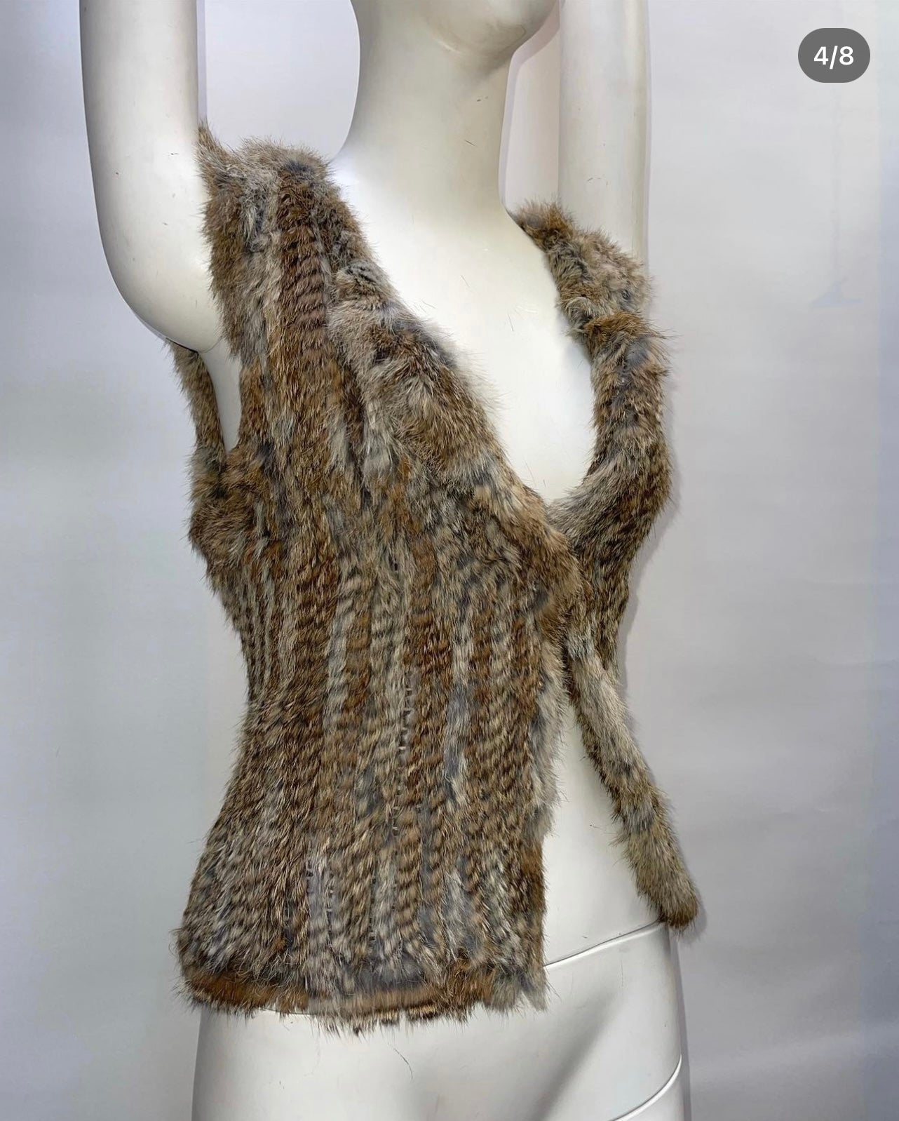 525 America Luxe Rabbit Fur Tank (S)