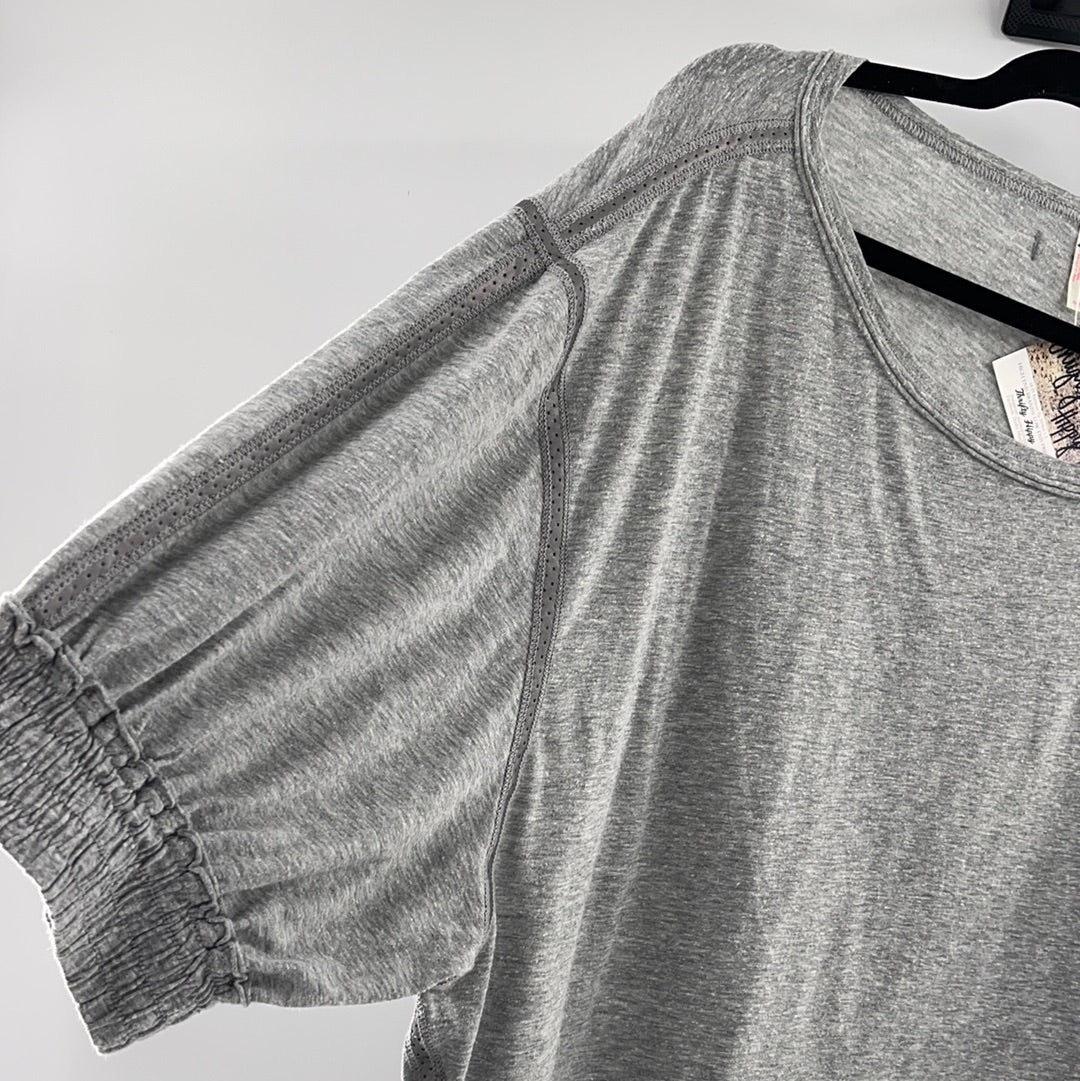 Free People Movement Grey Short Sleeve (XS)