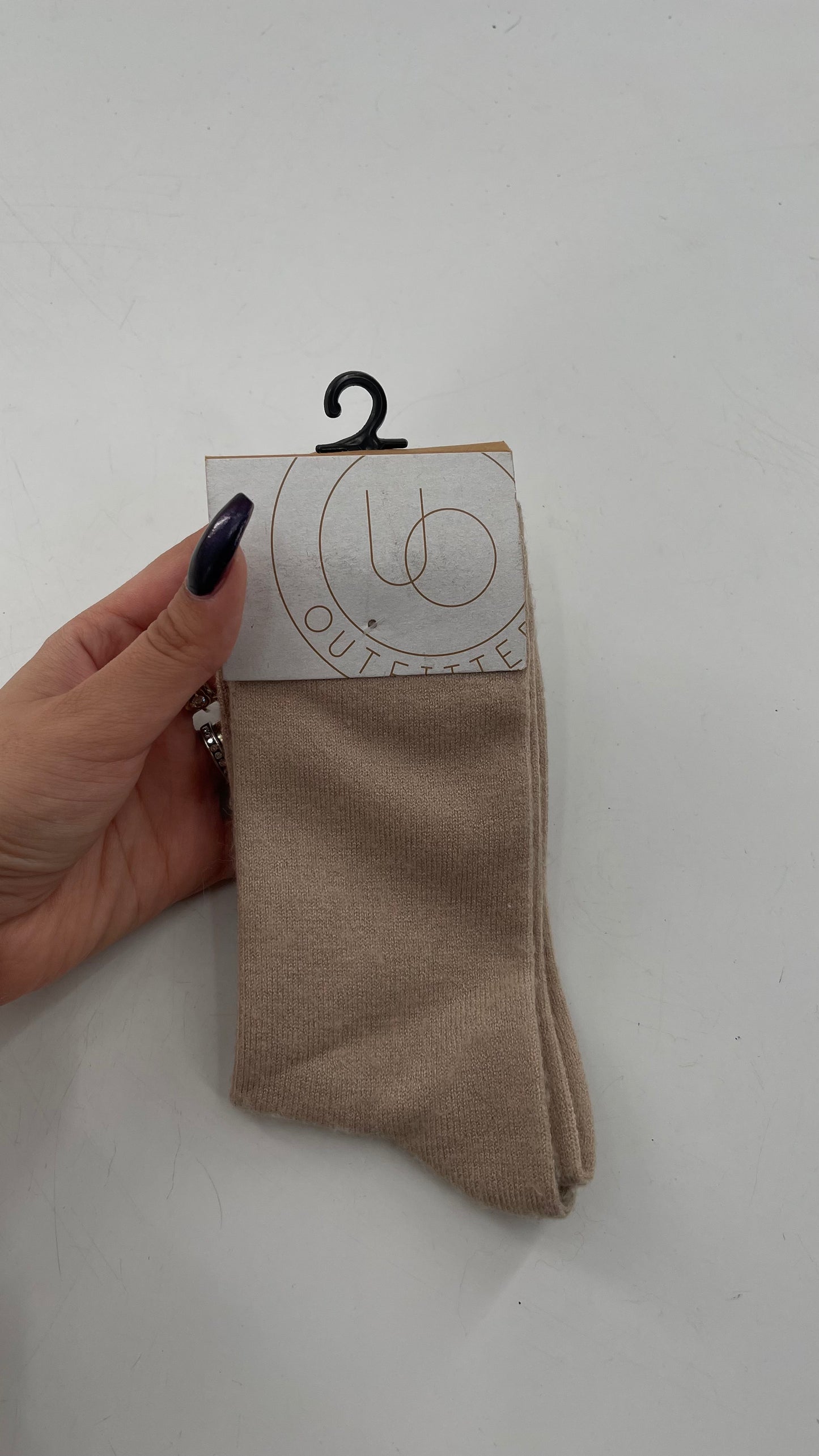Urban Outfitters Tan Crew Socks