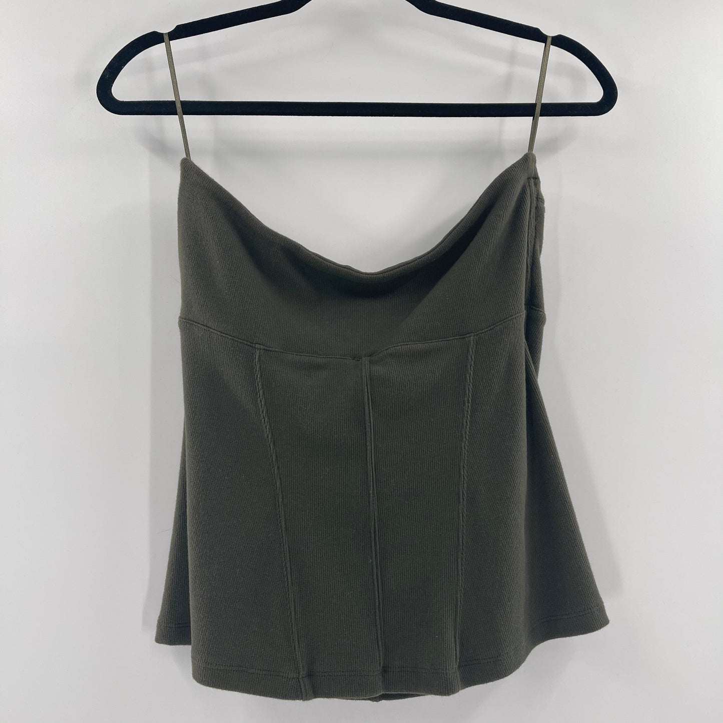 Intimately Free People Army Green Knit Tube Top (L)
