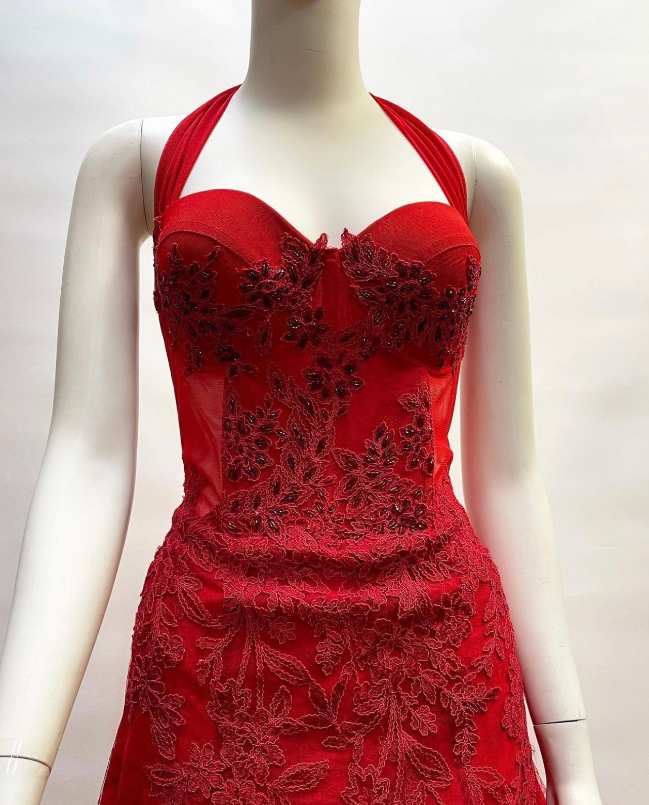 O’blanc Attelier Red Dress