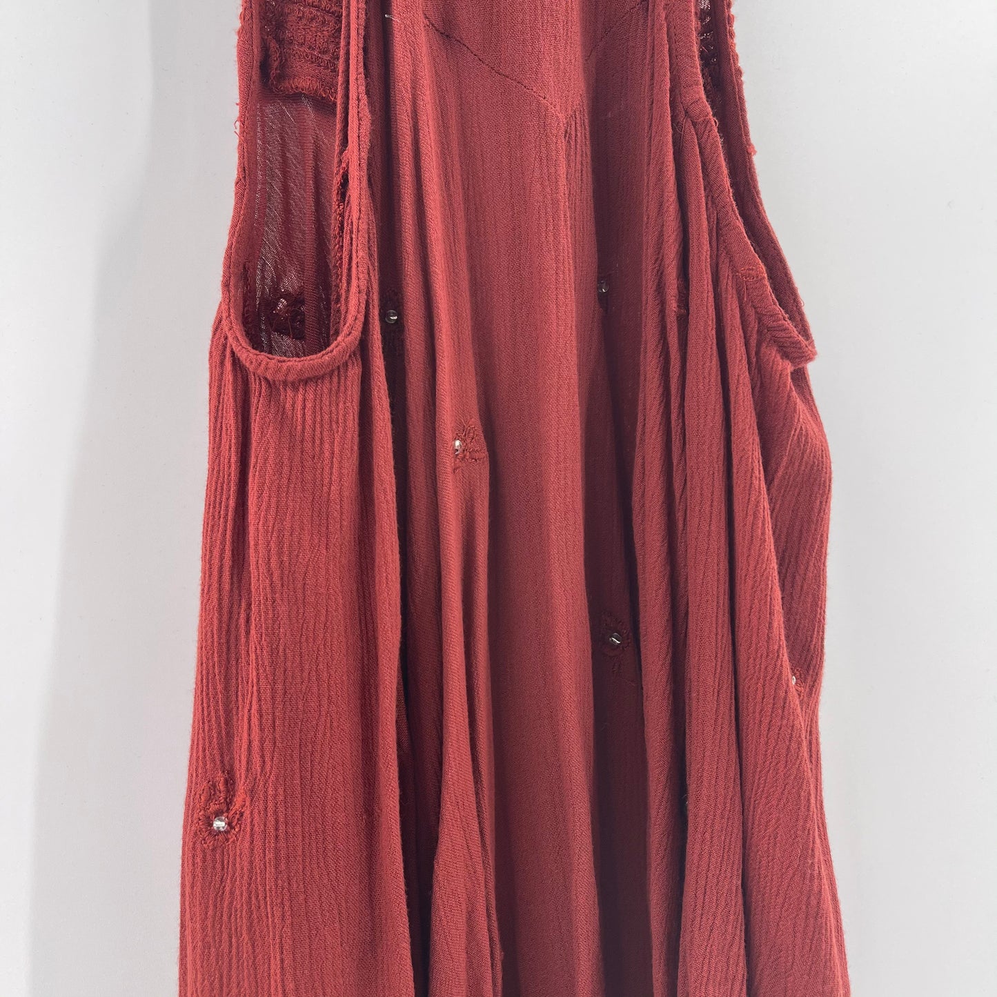 Intimately Free People Burnt Orange Tunic (S)