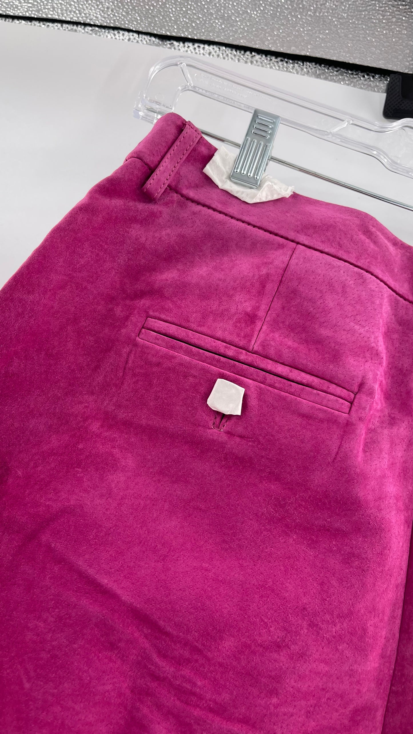 Vintage J.G. Hook Hot Pink 100% Genuine Leather Pants (Size 10)