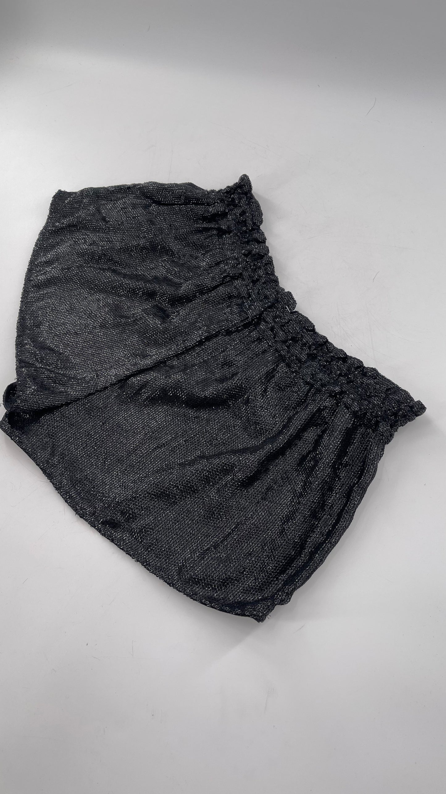 Urban Outfitters Silence And Noise Black Sequins Cocktail Party Shorts Size Med
