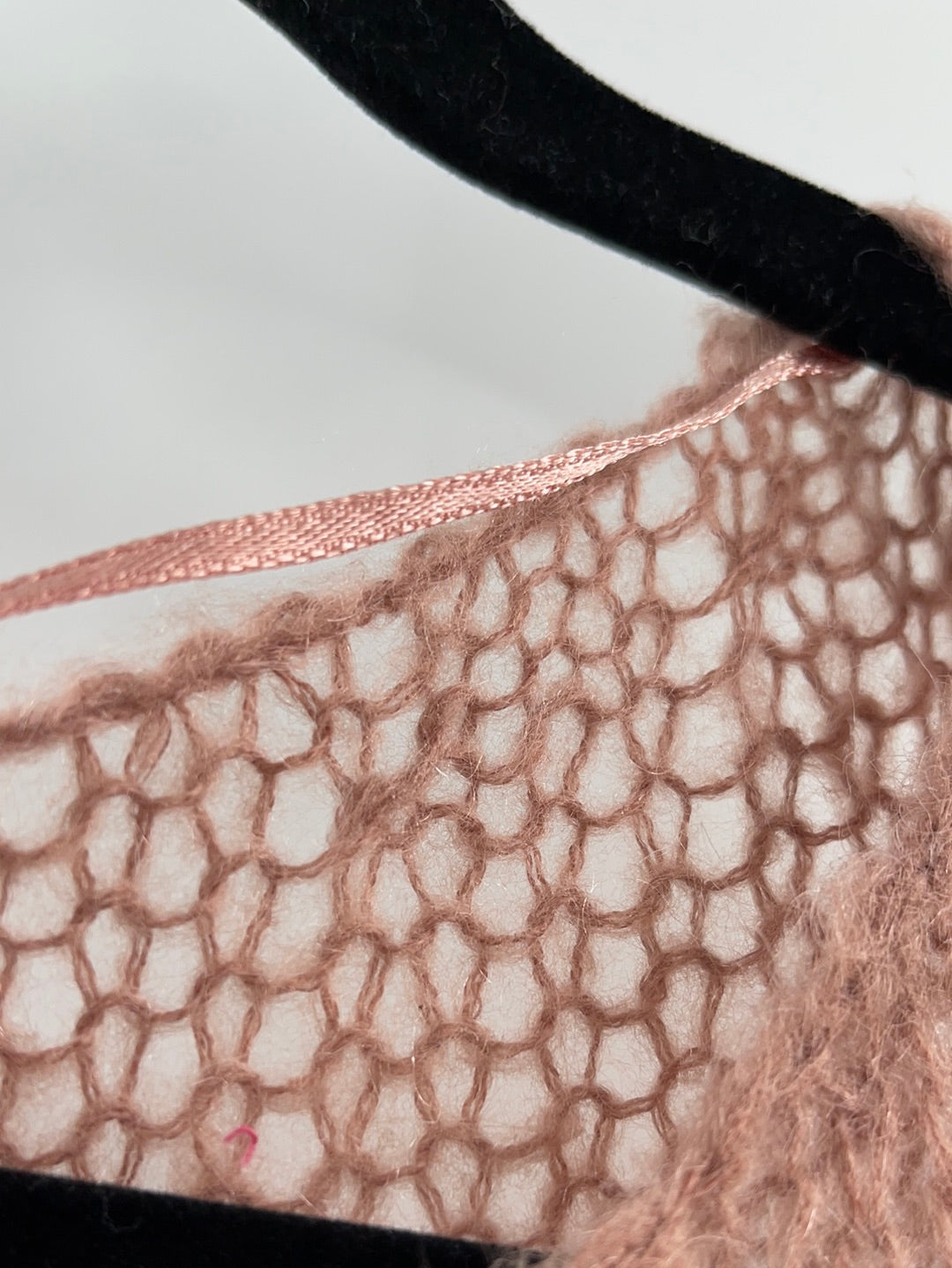 Free People Sheer Knit Off Dusty Pink Sweater (Size XS)
