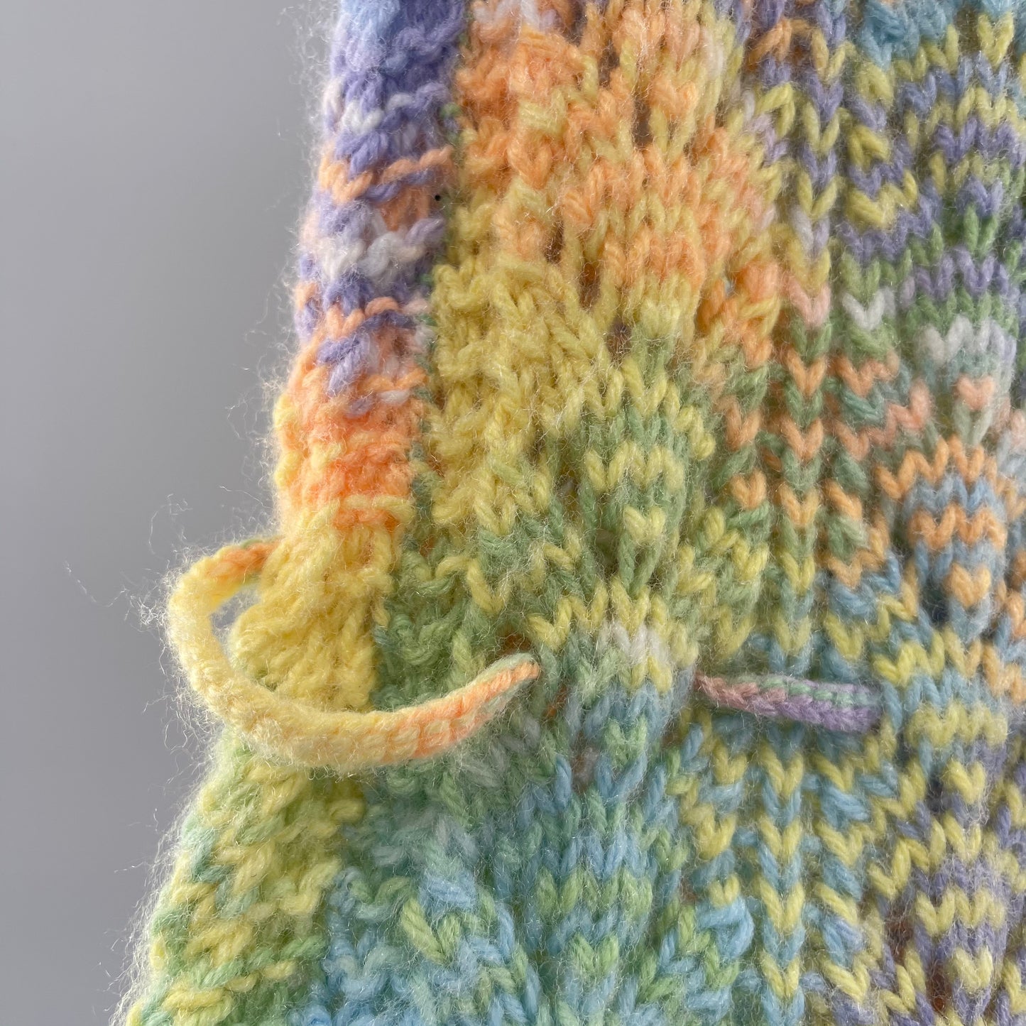 Vintage Pastel Knit Tank (S/M)