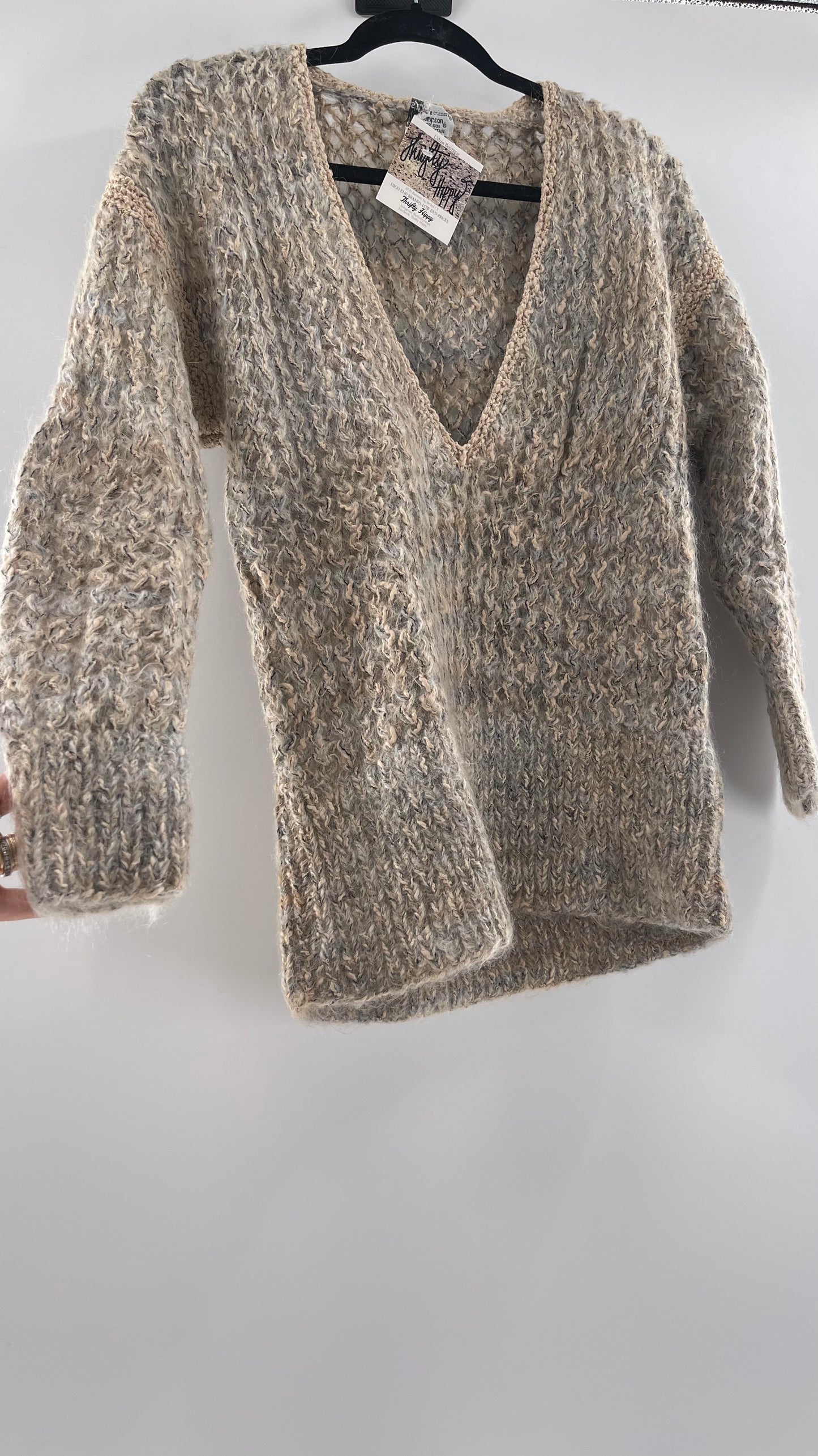 Urban Renewal 75% Mohair Netted Sweater (S/M)