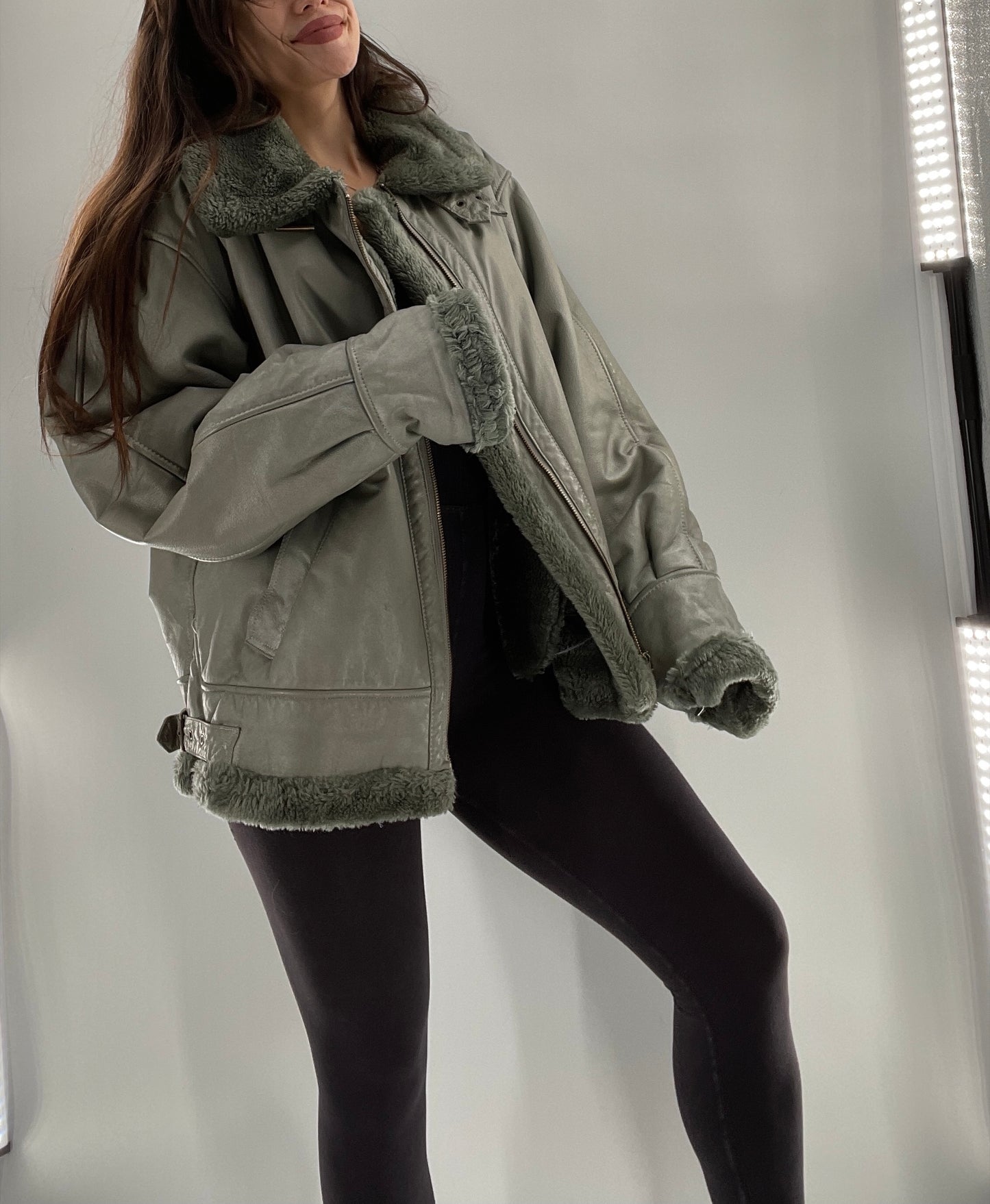 Rare Vintage Hind Leather Jacket (Medium)
