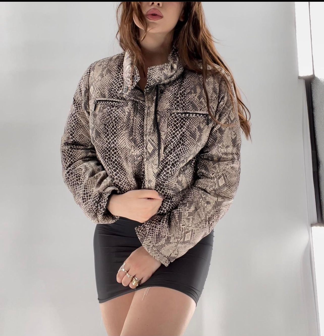 Snakeskin Calvin Klein Jacket(M)