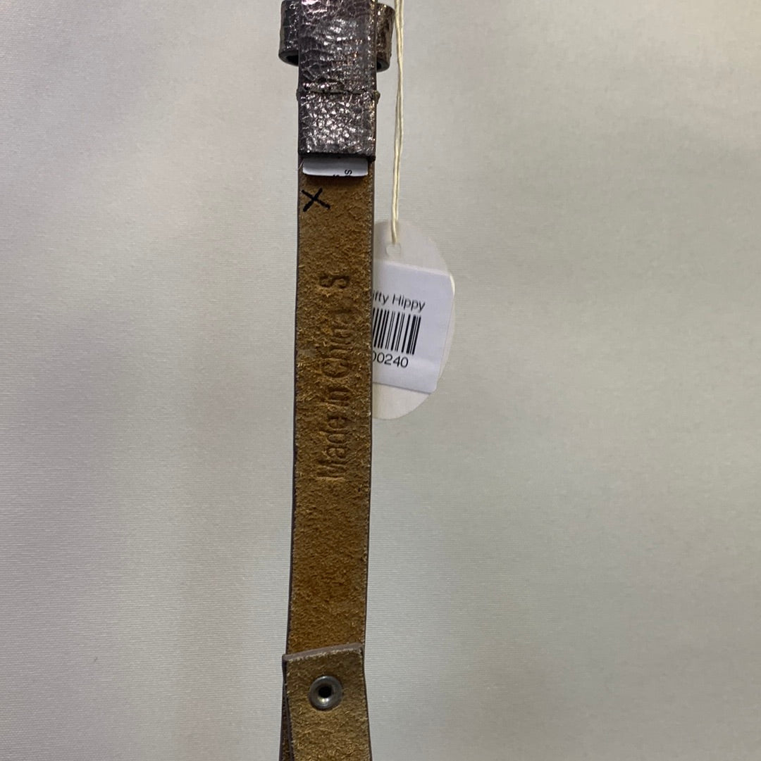 Studded Metallic Texture Belt