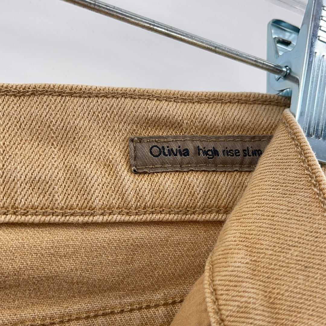 Citizens of Humanity Khaki/Sand Button Up Jeans (Size 27)