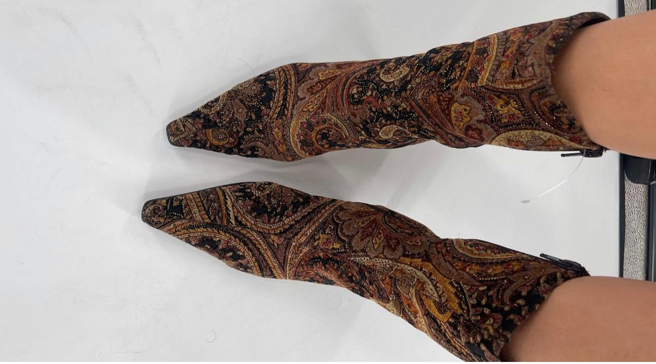 Paisley Pointed Booties (9)