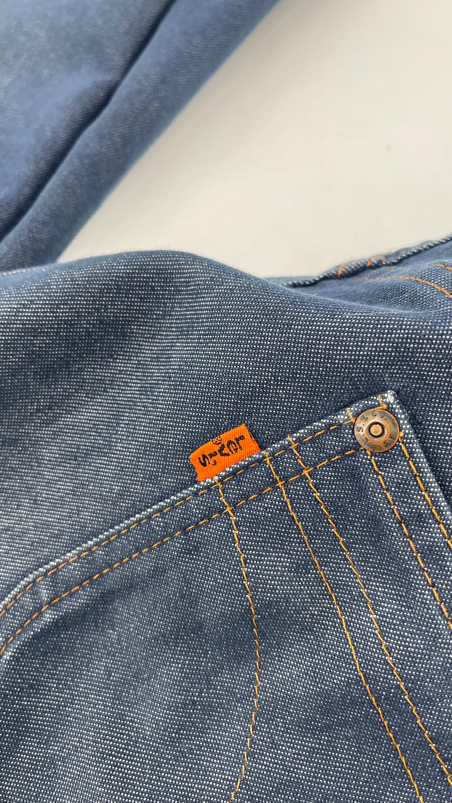 Vintage Levi’s 1970s Orange Tab High Waist (34x30)