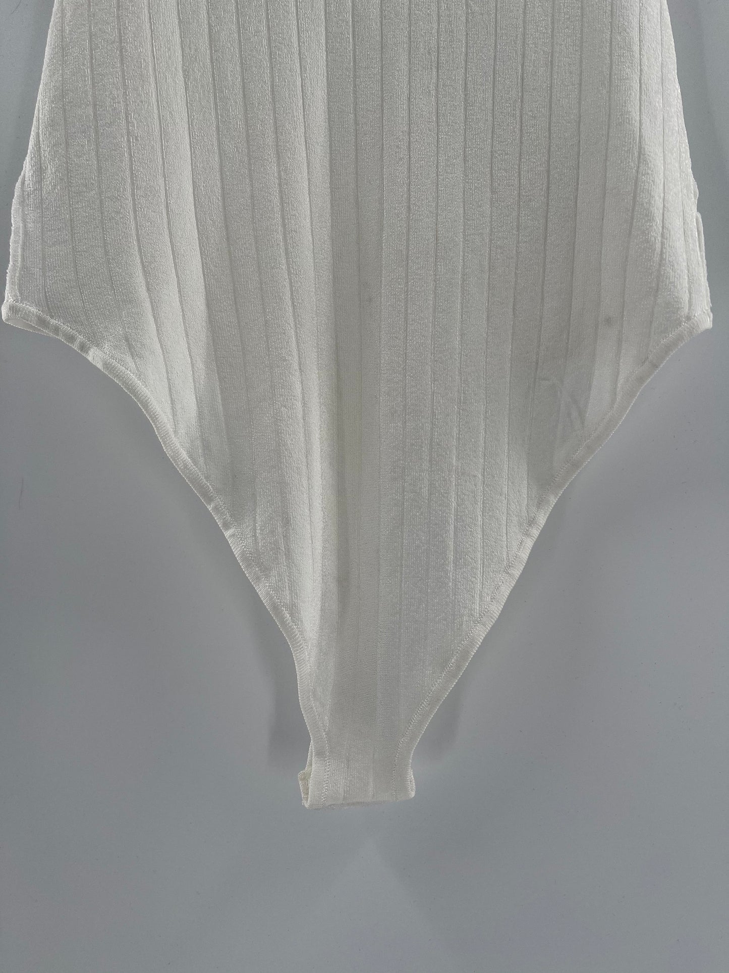 Intimately Free Bible White Ribbed Bodysuit (L)