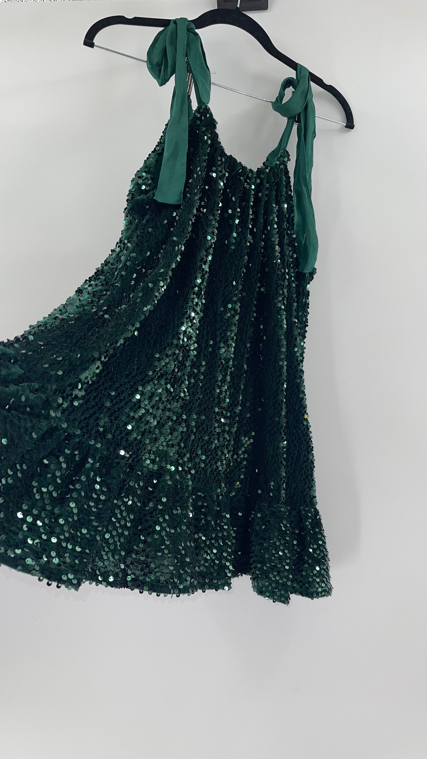 Free People Emerald Green Babydoll (XS)