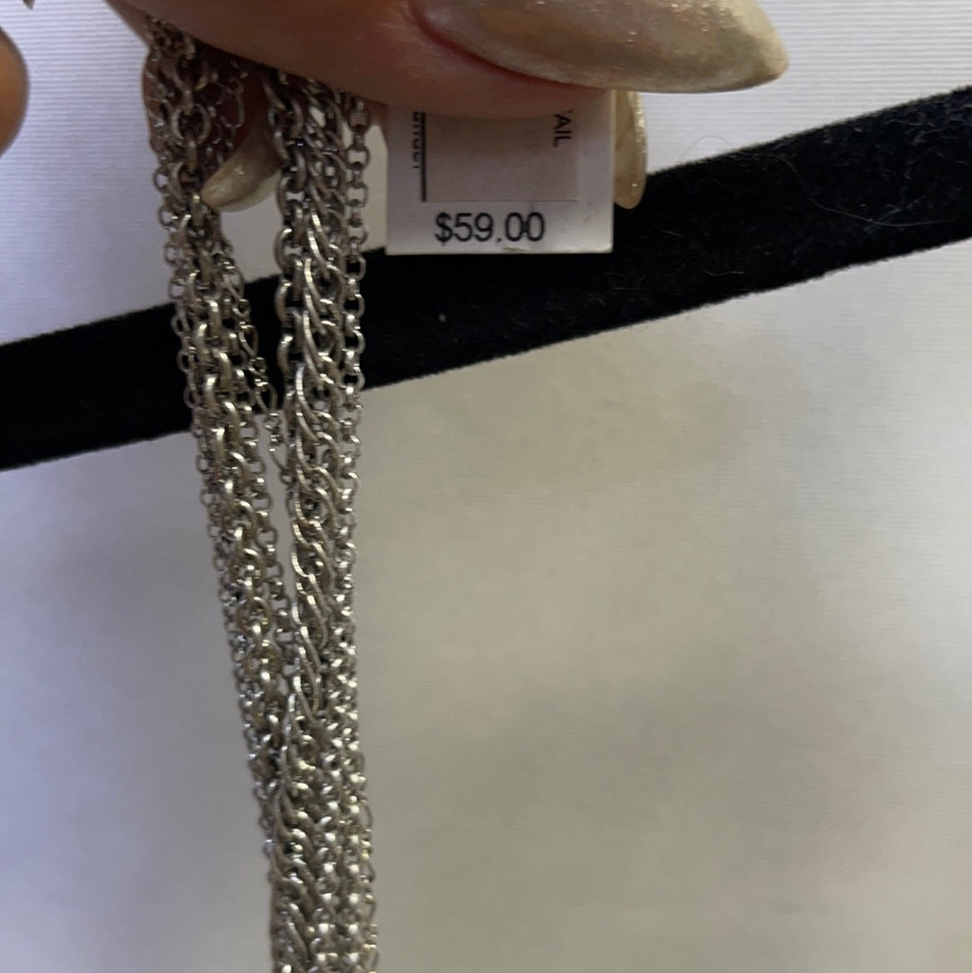 Lucky Brand Layered Silver Necklace
