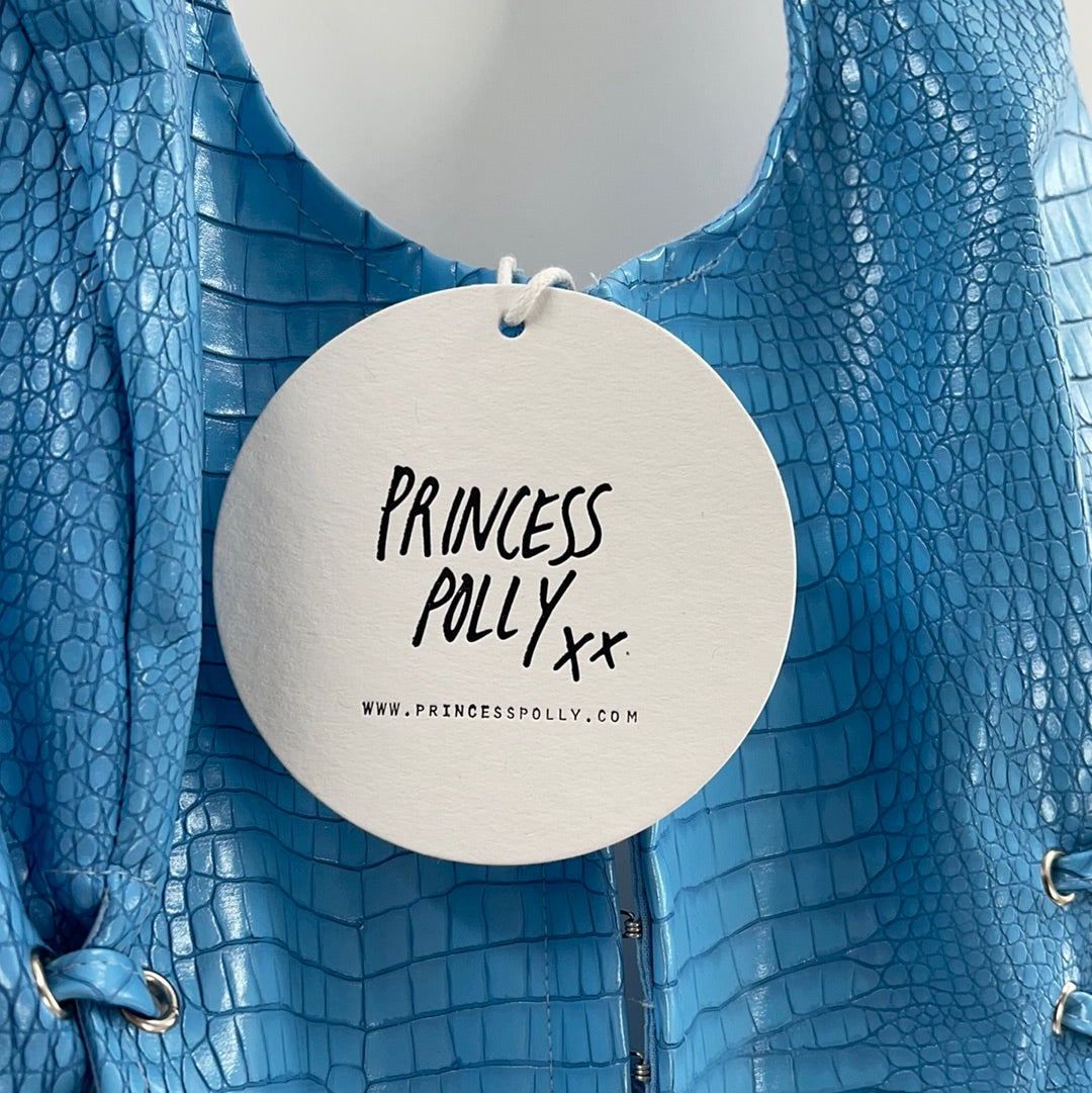 Princess Polly Baby Blue Halter (14)