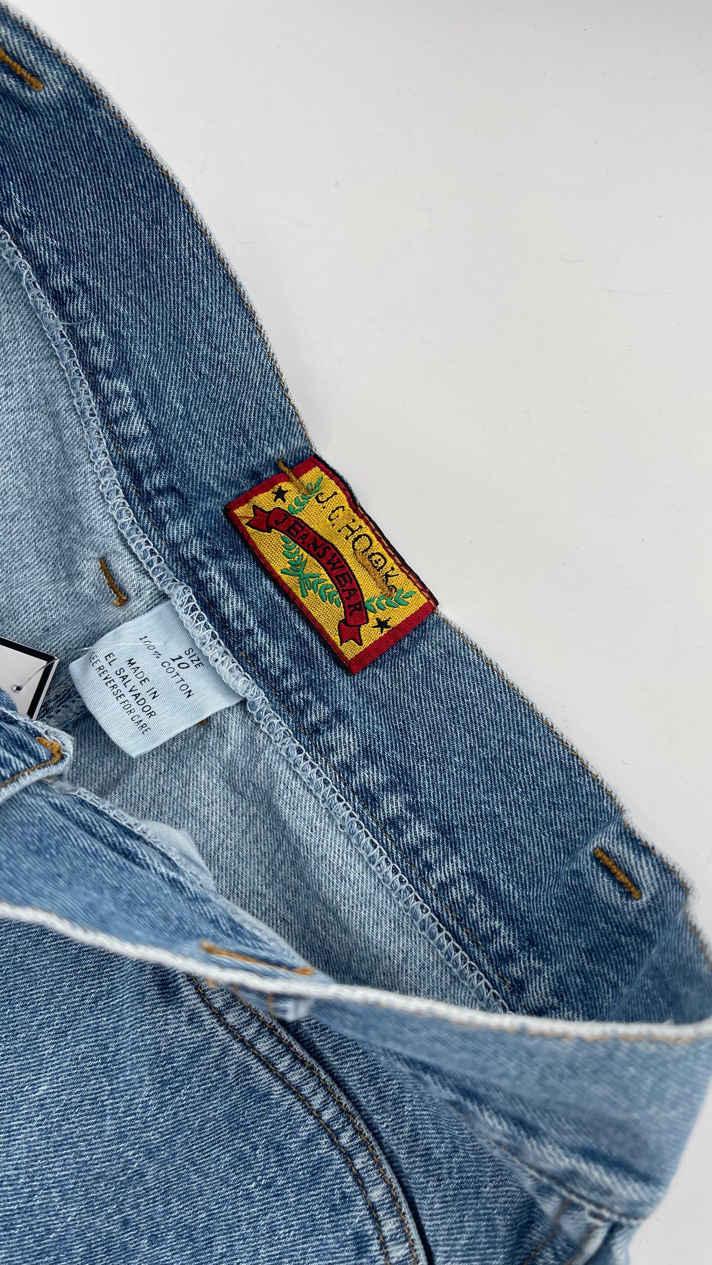 Vintage JG Hook 80s High Waisted Denim Shorts (10)