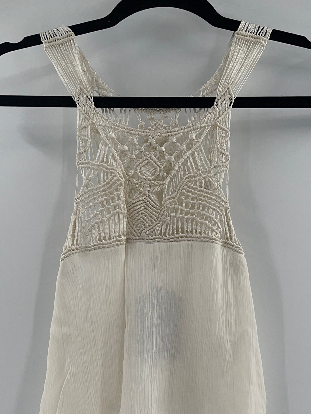 Staring at Stars Tiered Crochet Maxi (S)