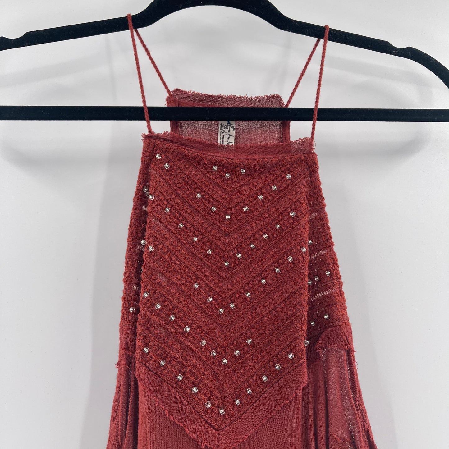 Intimately Free People Burnt Orange Tunic (S)