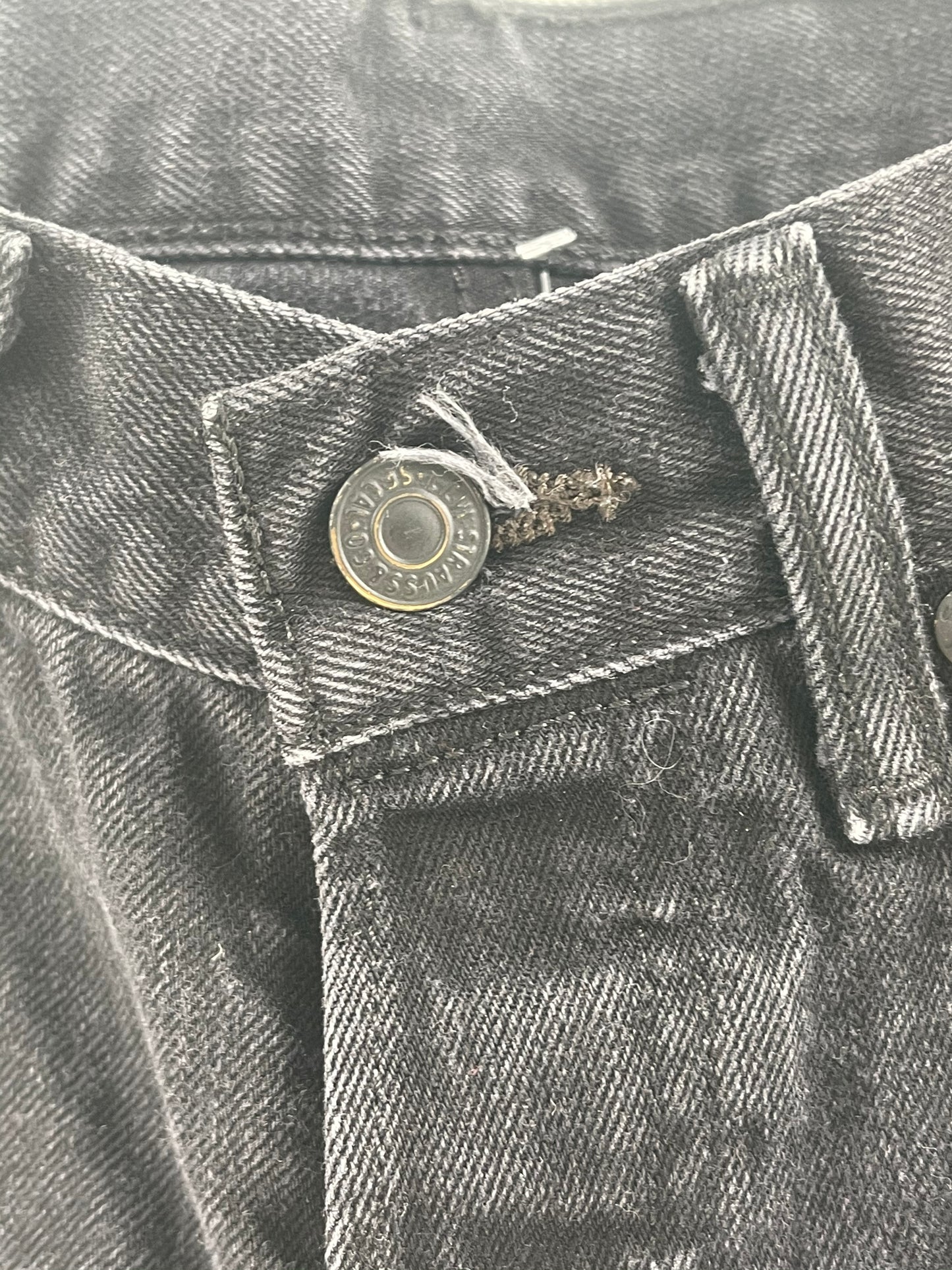 Vintage Levi Strauss Black Jeans (Size 32 x 30)