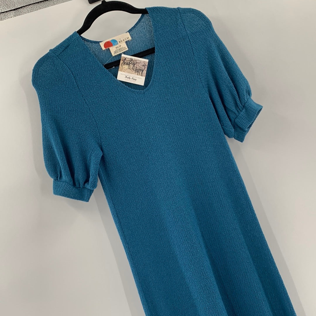 Free People Beach - Blue Maxi Dress (Size XS)