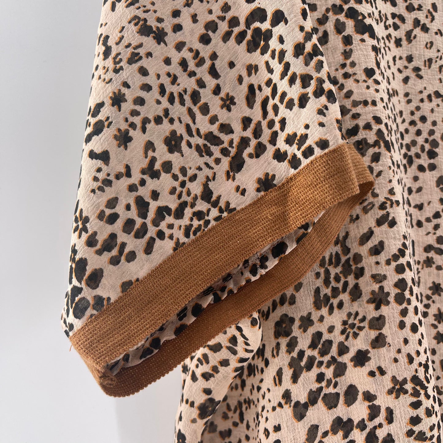 Free People Cheetah Print Blouse (S)