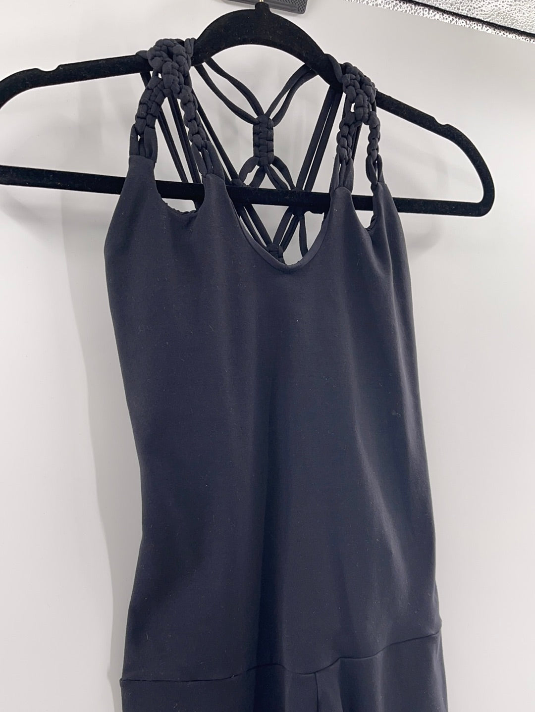 Mika Yogawear - Black Bodysuit Jumpsuit (Size Small)