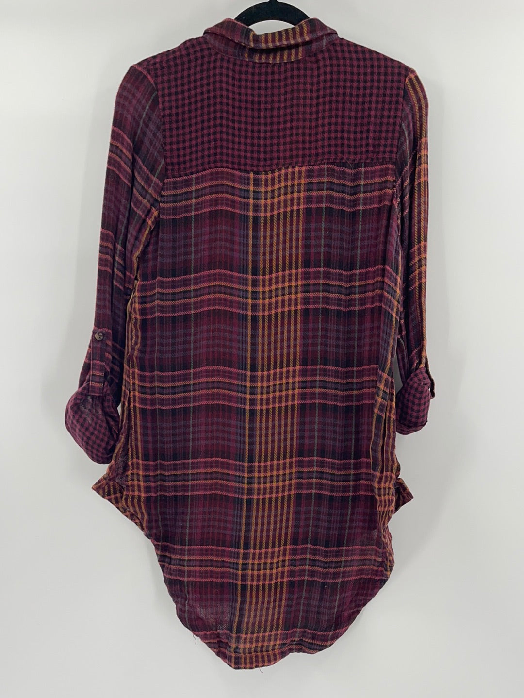 Free People x Shyanne Plum Flannel (S)