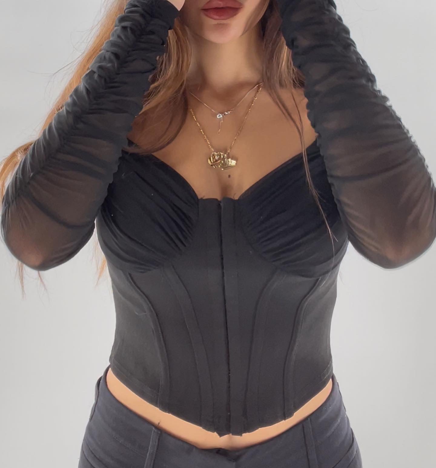 Windsor Black Bustier (S)