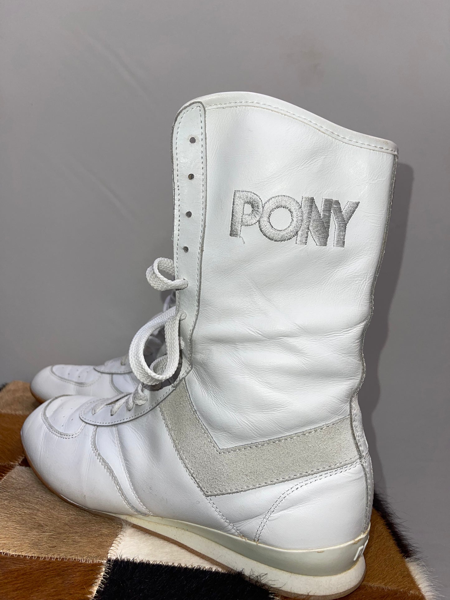 PONY Vintage High Top Sneakers