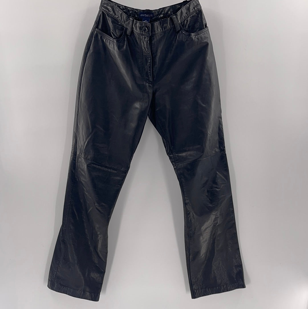 Vintage Anne Taylor Leather Pants (Sz 6)