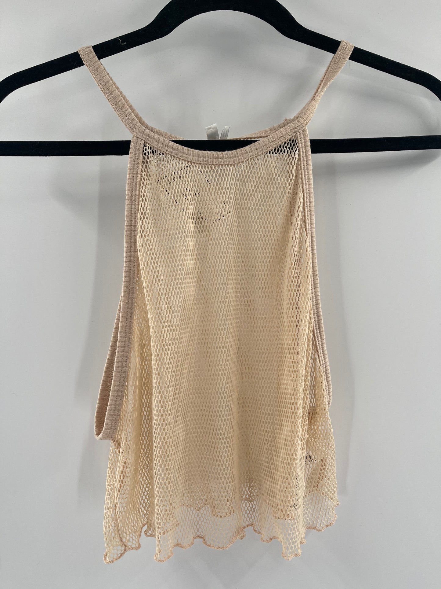 Urban Outfitter Beige Netted Tank (L)