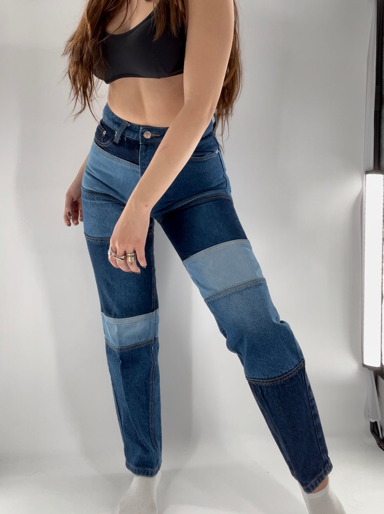 Adika Patchwork Jeans M