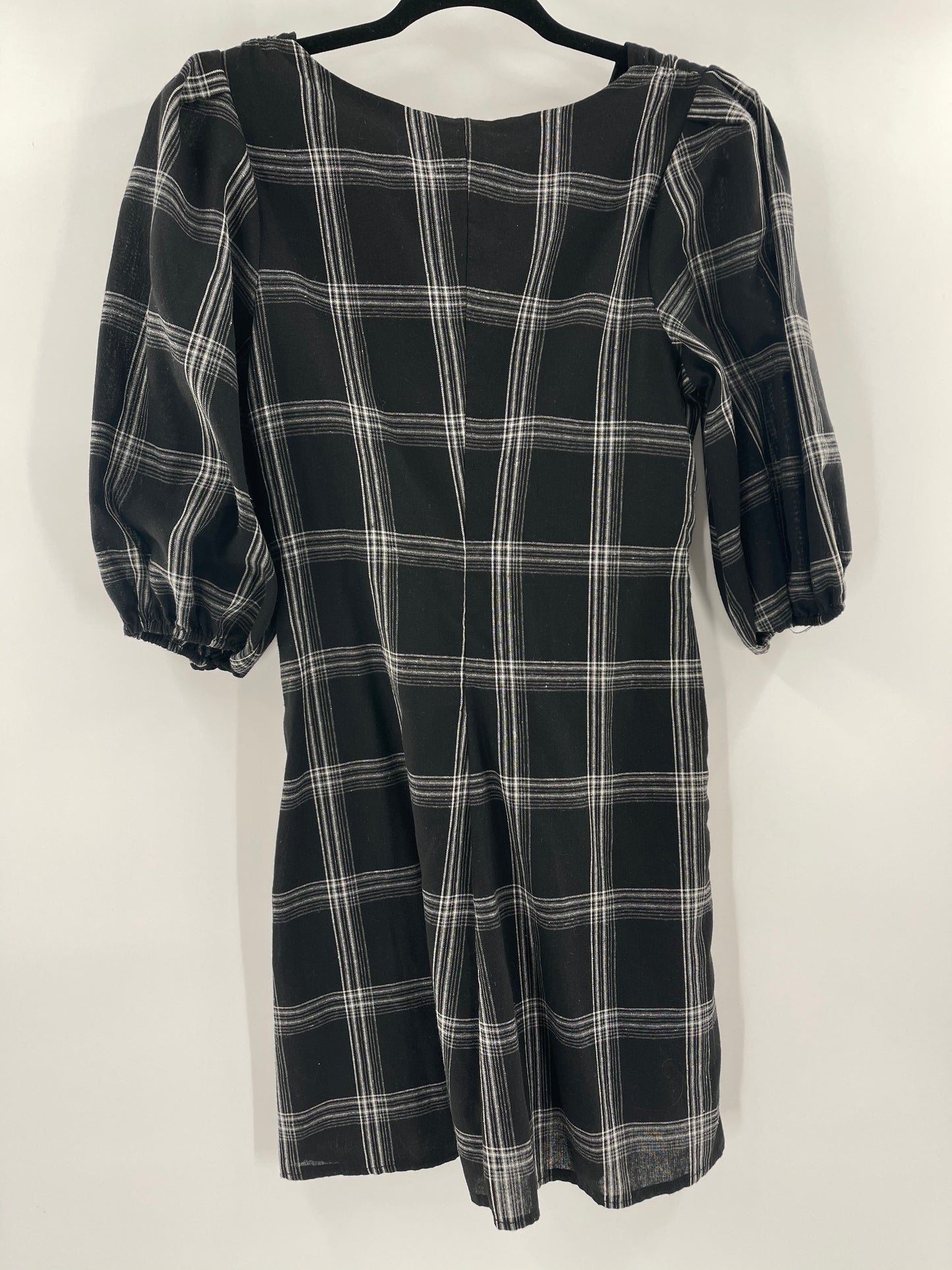 Free People Black Plaid Dress (0)