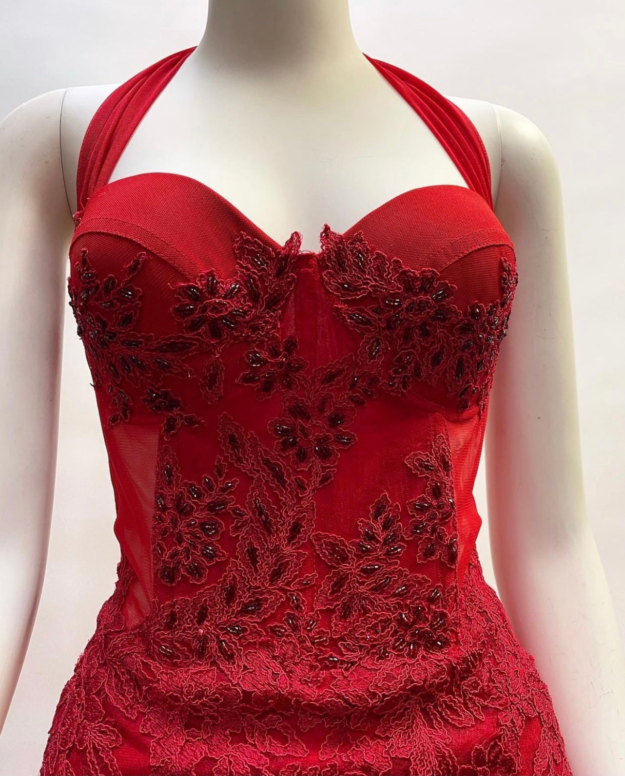 O’blanc Attelier Red Dress