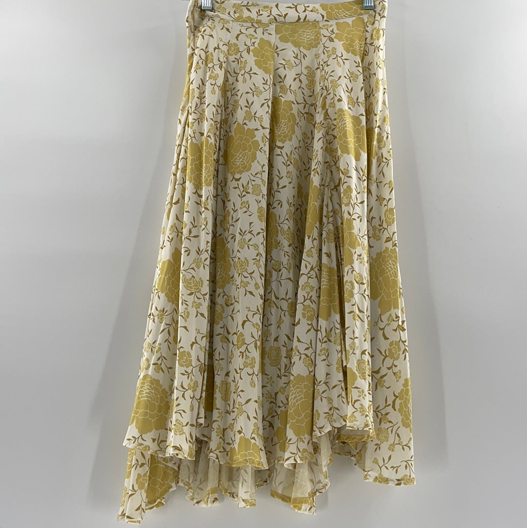 Skirt Novella Royale Yellow Floral Print (Size S)